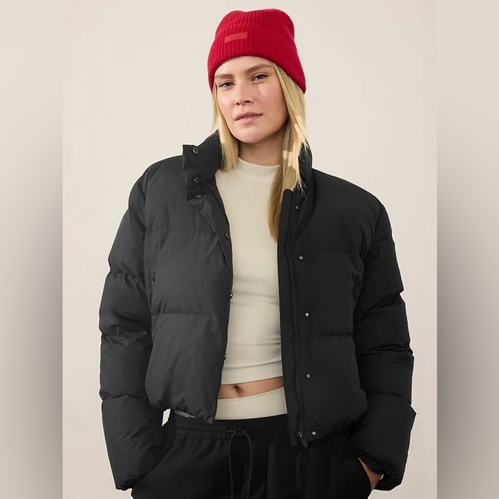 NWOT Athleta Summit Cropped Puffer